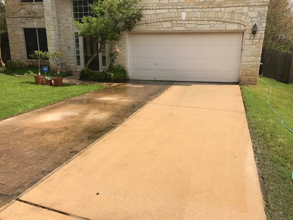 Concrete Driveway Cleaning