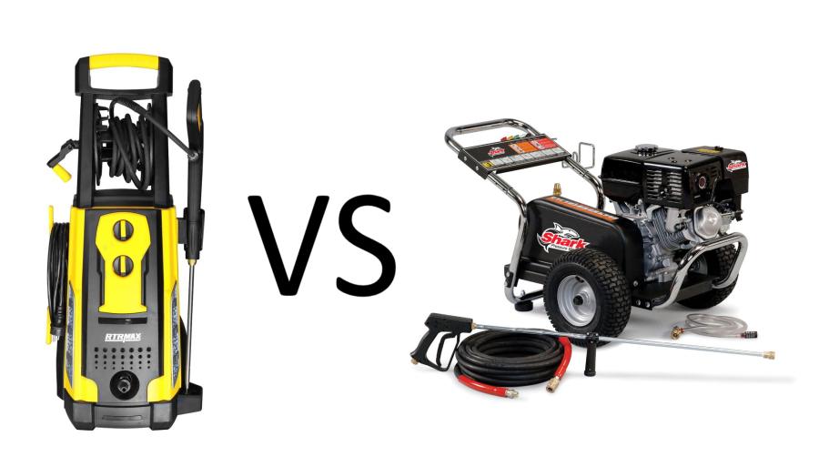 Electric vs Gas Power Washer